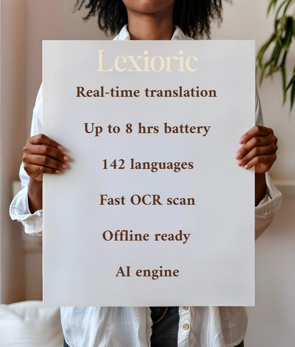 Lexioric – AI Translation Pen
